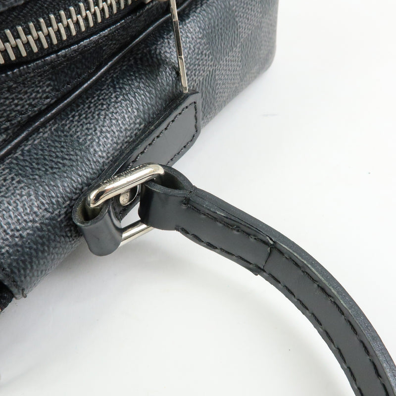 Louis Vuitton Rem Damier Graphite Black Canvas Bag