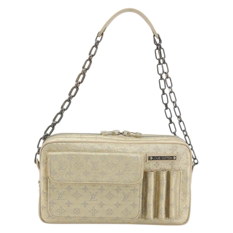 Louis Vuitton Mckenna Mini Lin Gold Canvas Bag