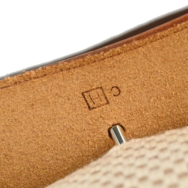 Hermes Herbag Toile And Leather Beige Canvas Bag