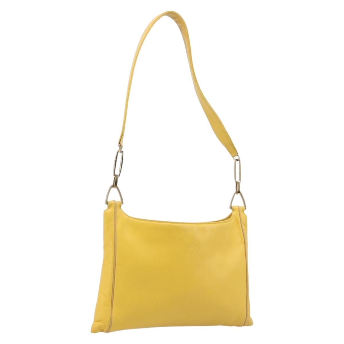 Loewe Shoulder Bag Leather Yellow