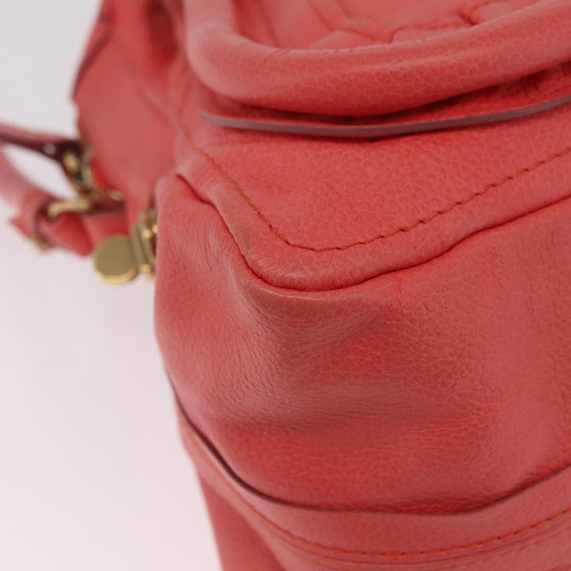 Chloe Paraty Top Handle Leather Pink Bag