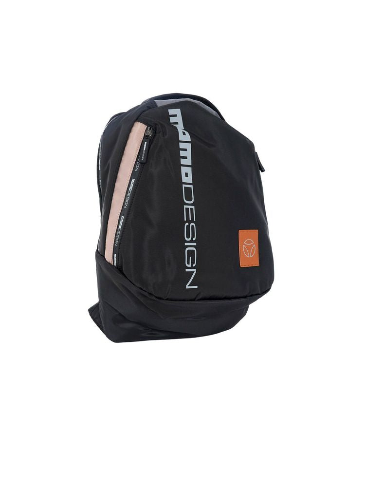 Momo Design Nylon With Leather Accents Backpack — Black