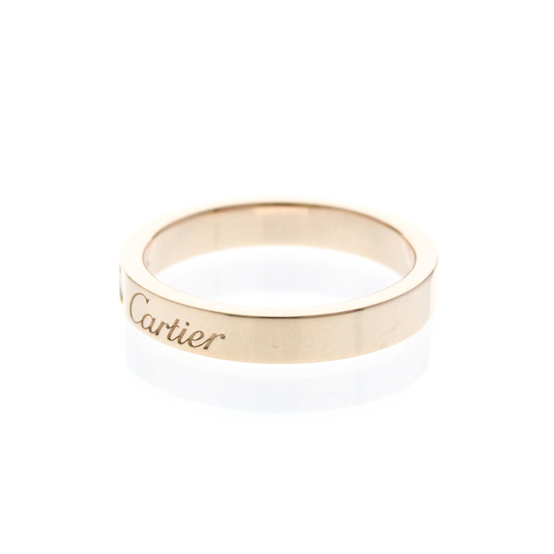 Cartier C De Wedding Band 18k Rose Gold With Diamond Pink_gold Bijoux
