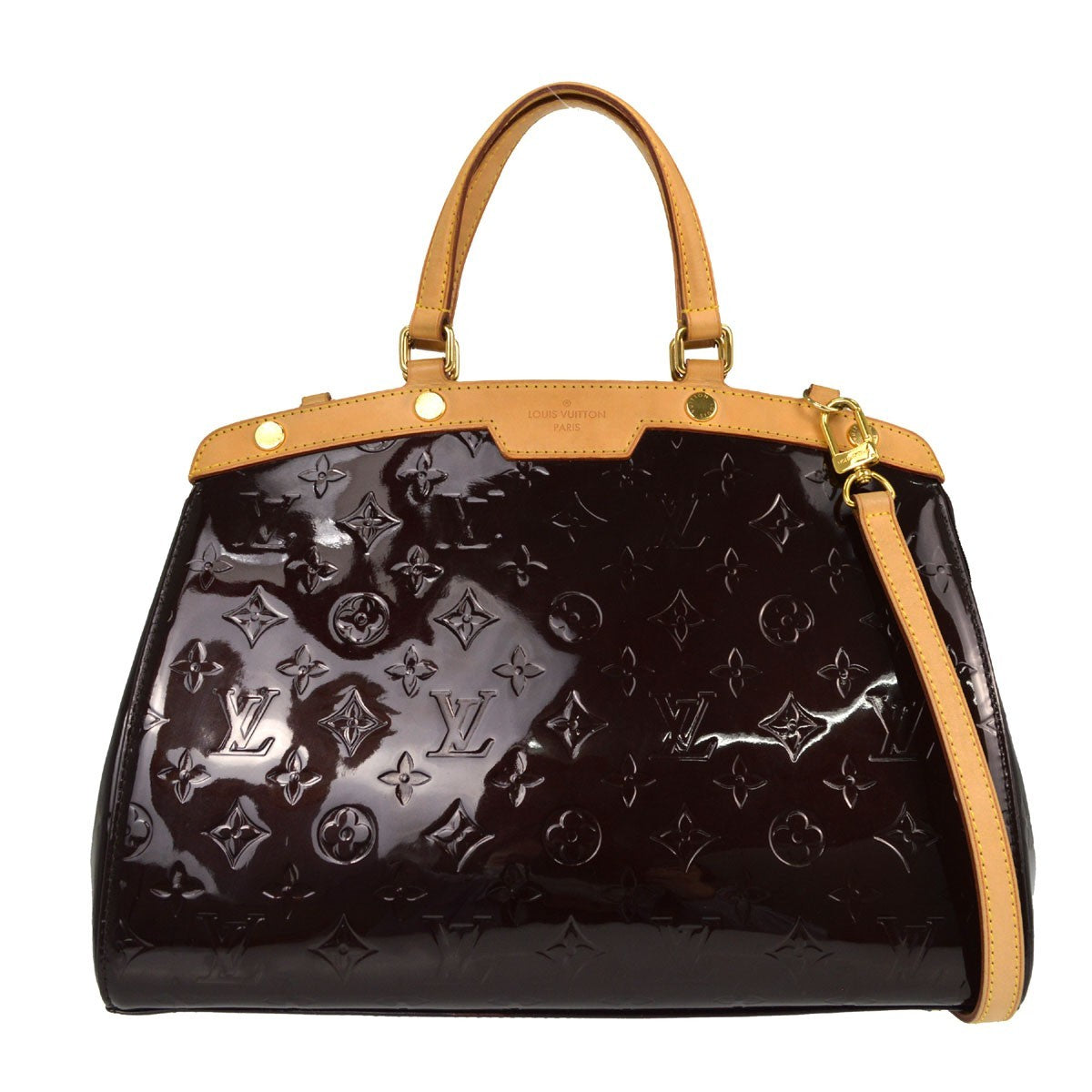 Louis Vuitton Brea Monogram Vernis Purple Patent_leather Bag