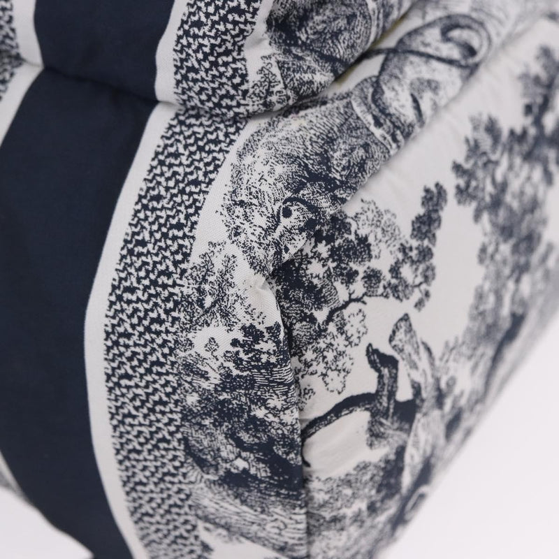 Christian Dior Toile De Jouy Travel Technical Fabric Navy Nylon Bag