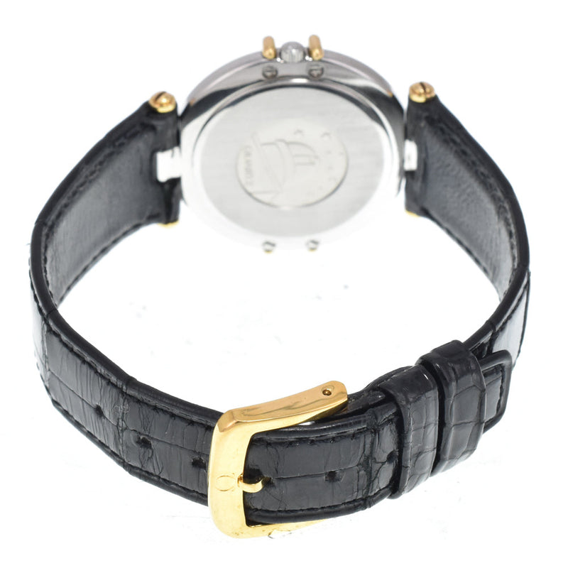 Omega Constellation Quartz Stainless Steel And Yellow Gold With Diamond Bezel Markers Mother Of Pearl Watches