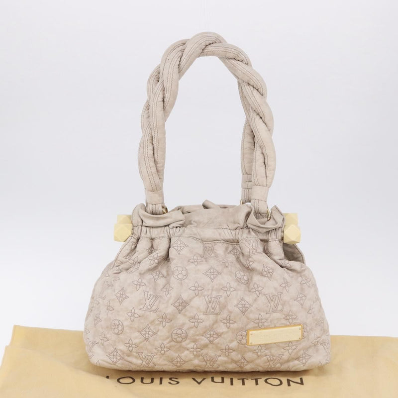Louis Vuitton Olympe Stratus Limited Edition Monogram Lambskin Beige Leather Bag