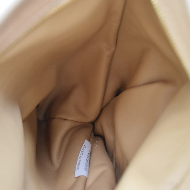 Bottega Veneta Bv Twist Intrecciato Nappa Beige Leather Bag