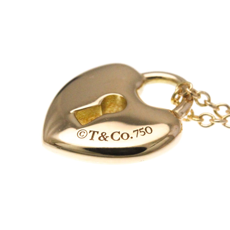 Tiffany & Co. Heart Lock Pendant 18k Yellow Gold Pink_gold Bijoux