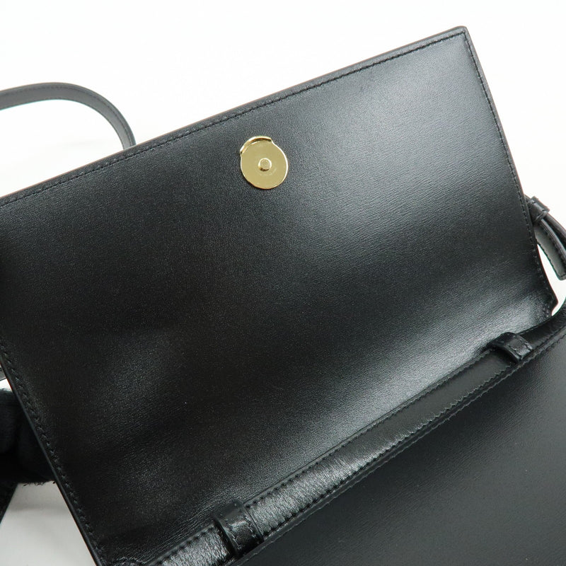 Saint Laurent Paris Chain Leather Black Bag