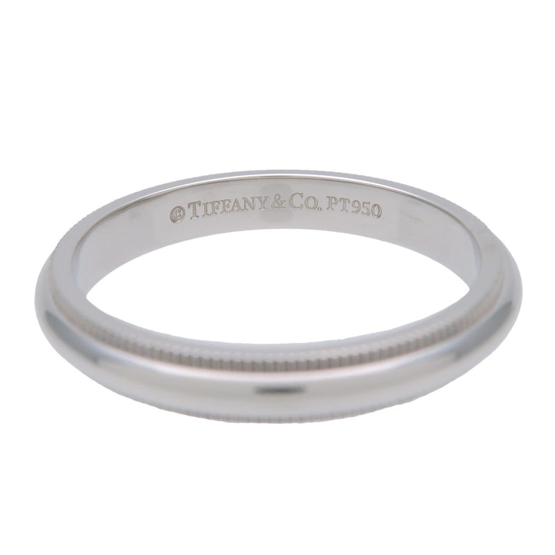 Tiffany & Co. Classic Milgrain Band Platinum Silver Bijoux