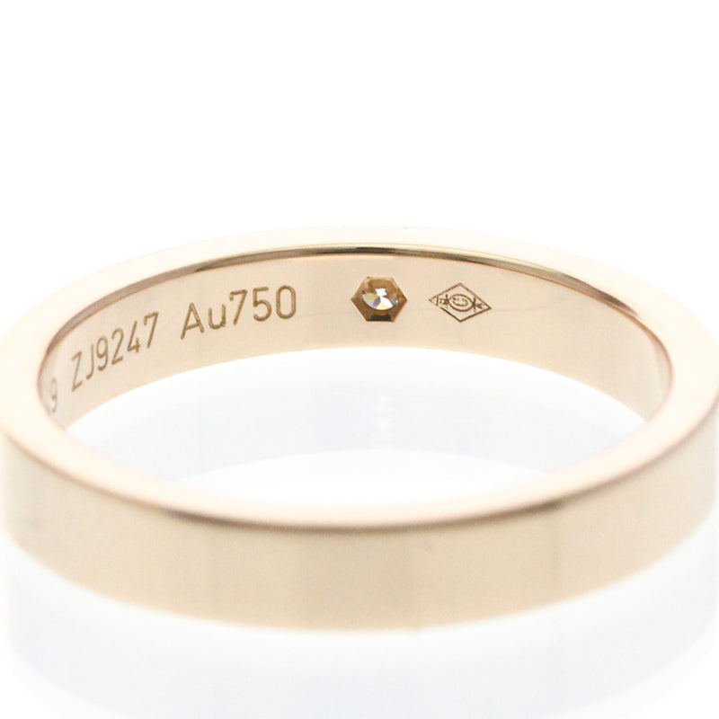 Cartier C De Wedding Band 18k Rose Gold With Diamond Pink_gold Bijoux