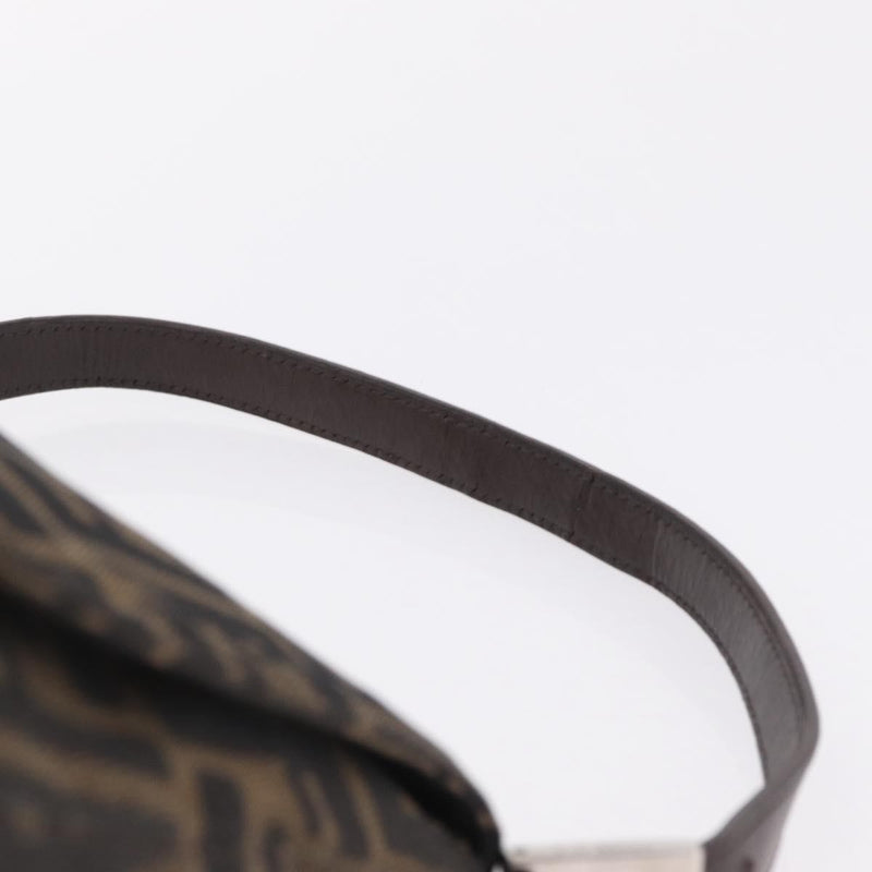 Fendi Zucchino Mamma Baguette Canvas Multicolour Bag