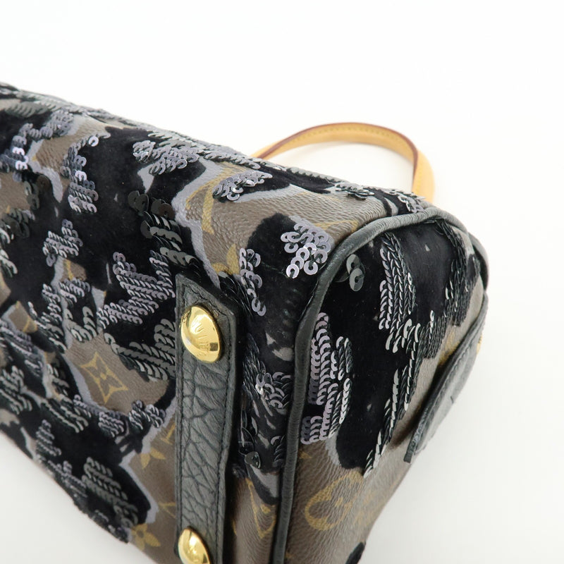 Louis Vuitton Carrousel Fleur De Jais Monogram Canvas Multicolour Bag
