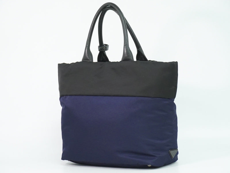 Prada Convertible Double Tessuto Navy Nylon Bag
