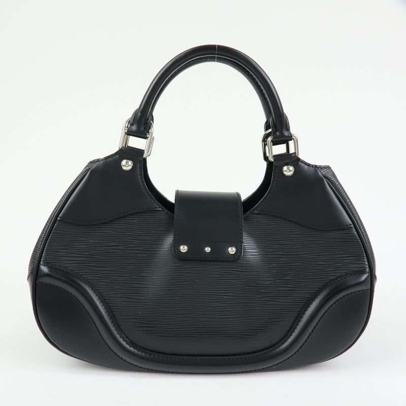 Louis Vuitton Montaigne Sac Epi Leather Black Bag