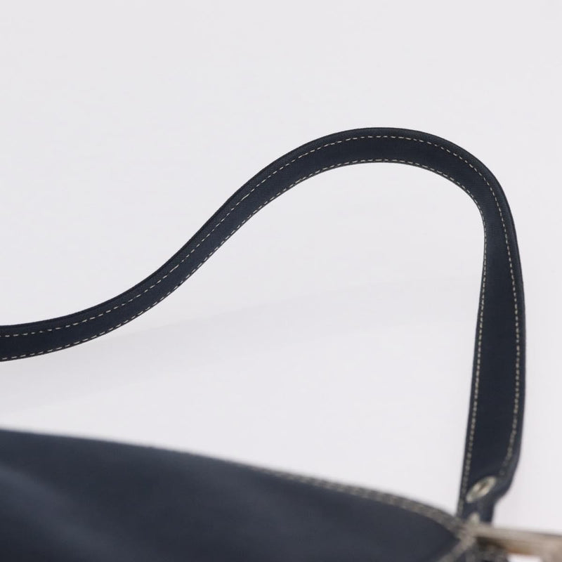 Fendi Baguette Canvas Navy Bag