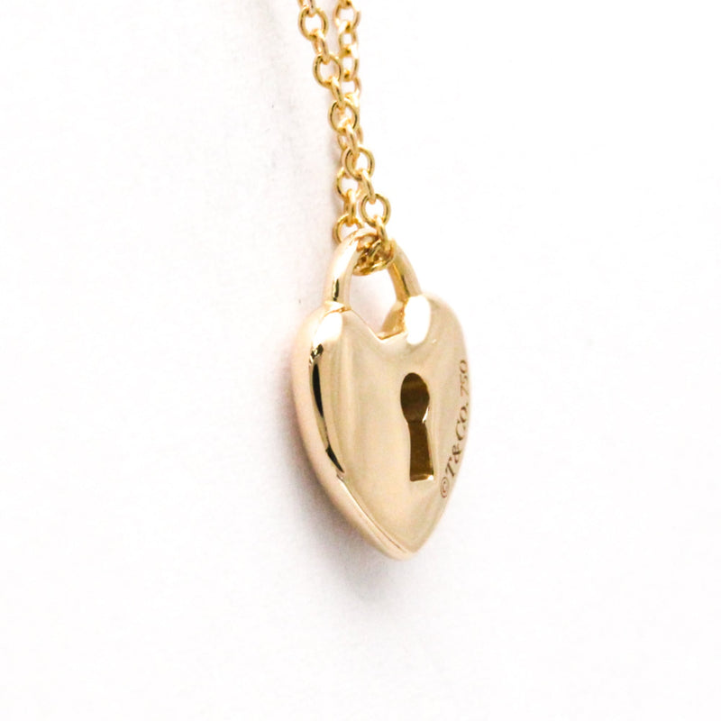 Tiffany & Co. Heart Lock Pendant 18k Yellow Gold Pink_gold Bijoux