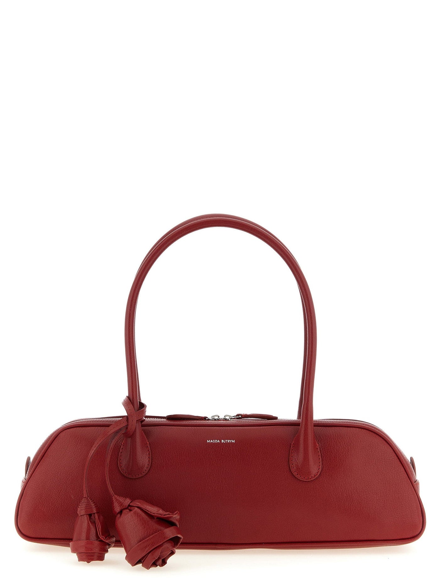 Magda Butrym Calf Leather Shoulder Bag — Red