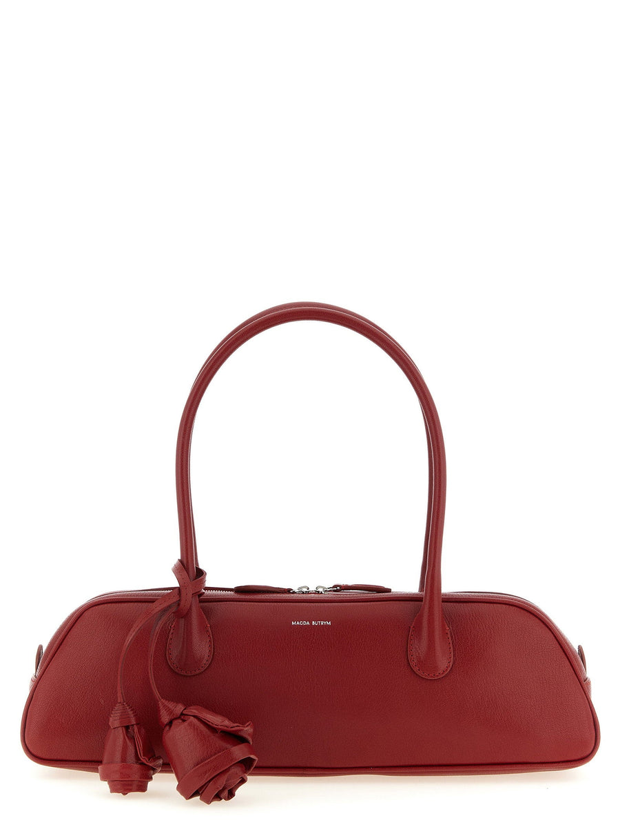 Magda Butrym Calf Leather Shoulder Bag — Red