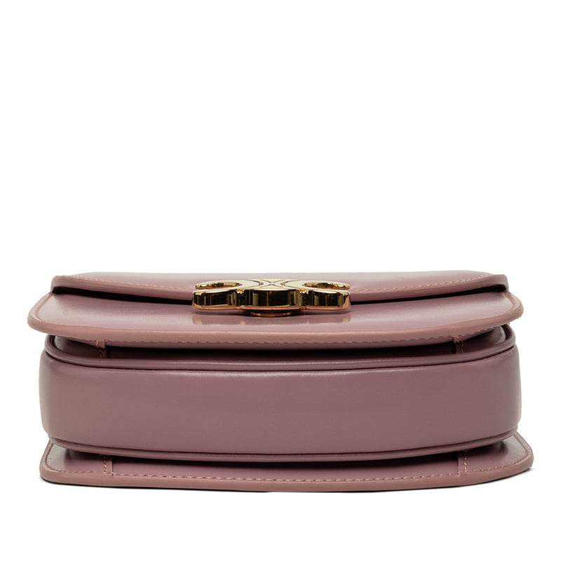 Mini Shiny Calfskin Besace Clea Satchel - Image 3