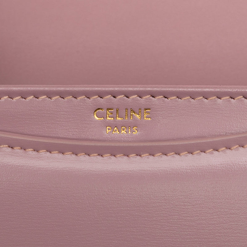 Mini Shiny Calfskin Besace Clea Satchel - Image 5