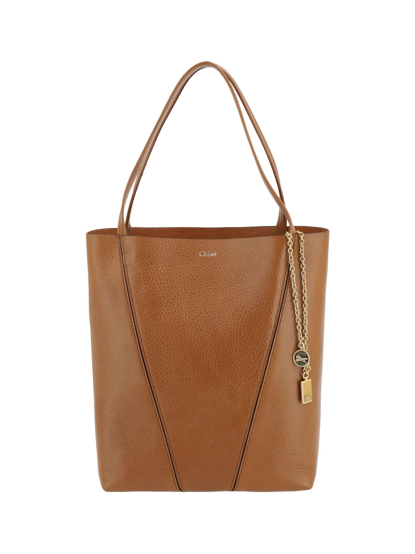 Chloé Shoulder Bag — Brown Calf Leather Bos Taurus