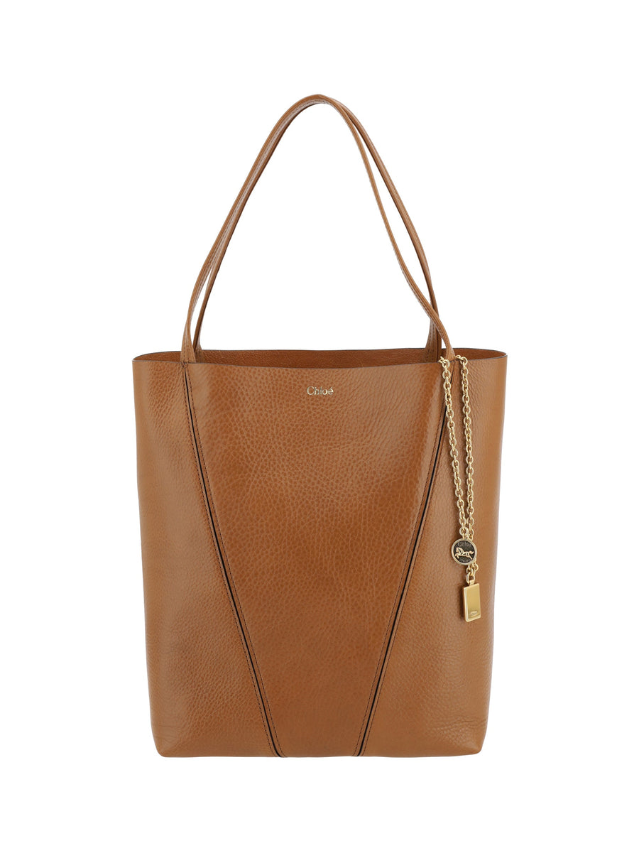 Chloé Shoulder Bag — Brown Calf Leather Bos Taurus