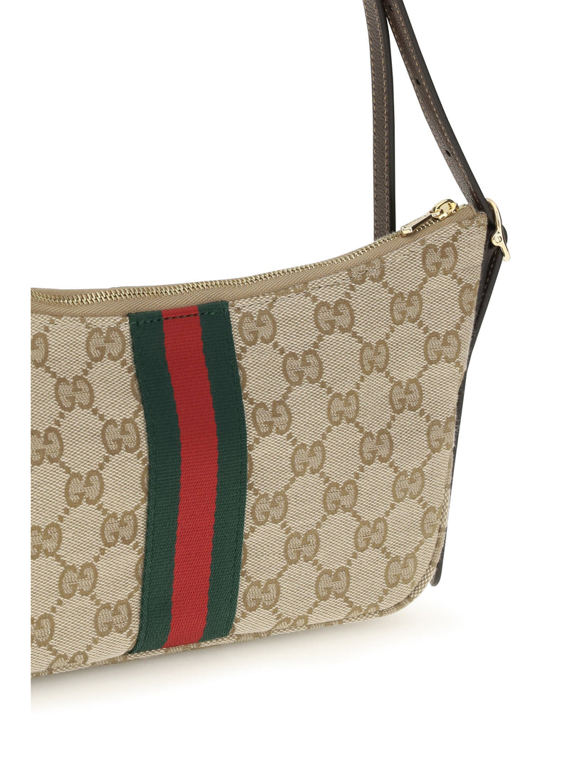 Gucci Shoulder Bag — Beige Fabric