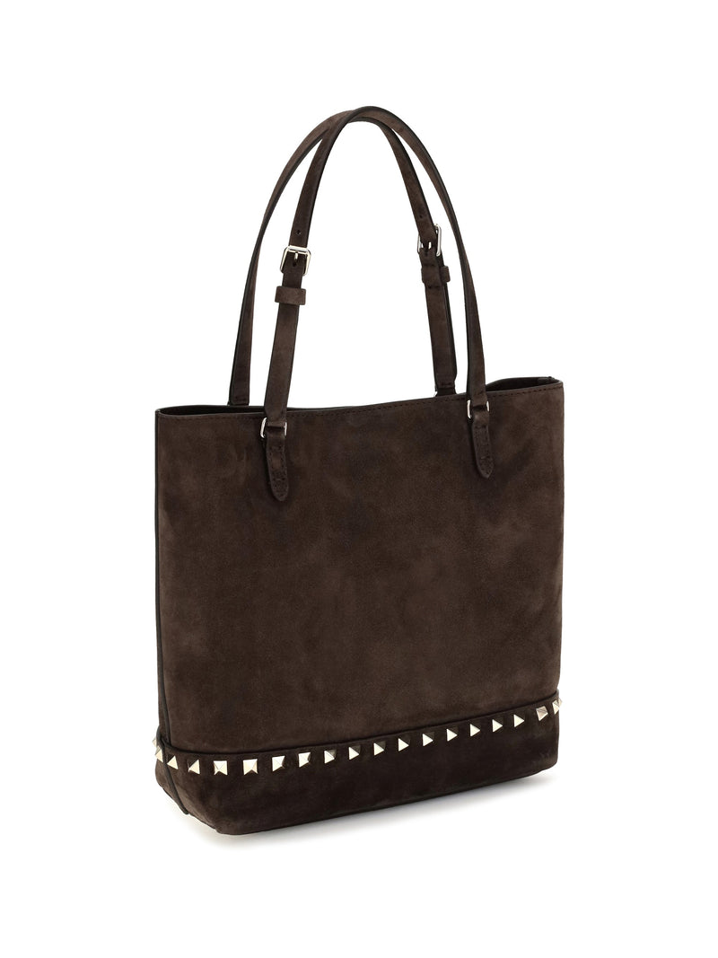 Valentino Garavani Tote Bag — Brown Calf Leather