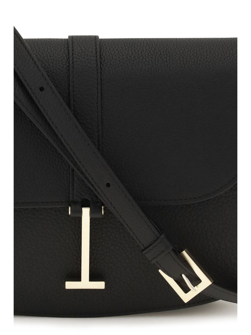 Tom Ford Grained Calf Leather Crossbody Bag — Black