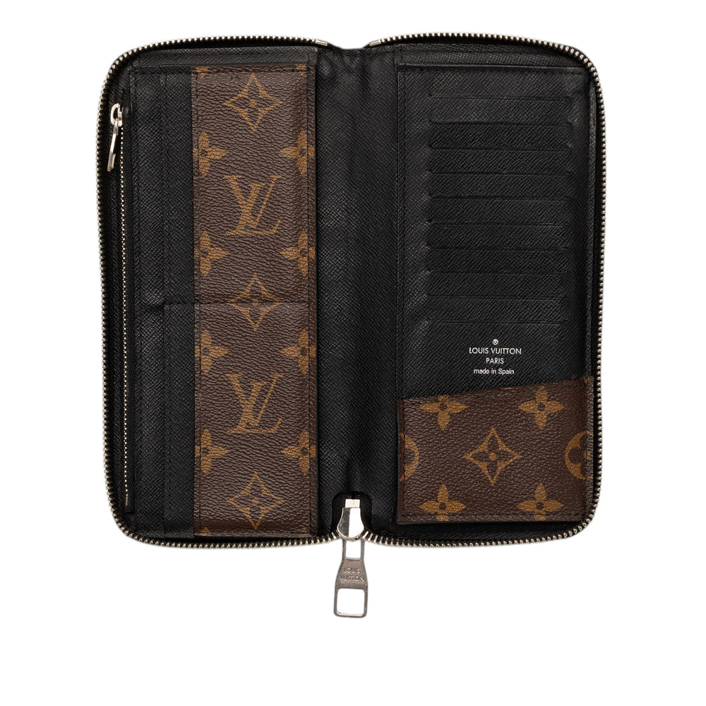 Monogram Macassar Vertical Zippy Wallet · HEWI
