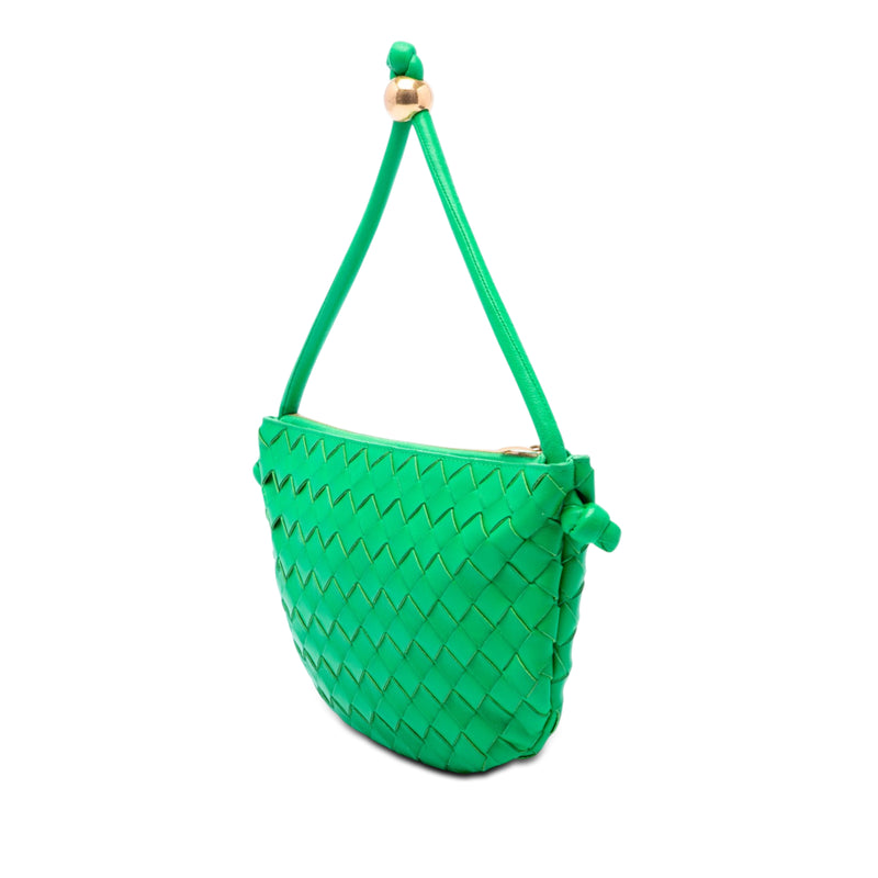 Small Lambskin Intrecciato Turn Pouch - Image 2
