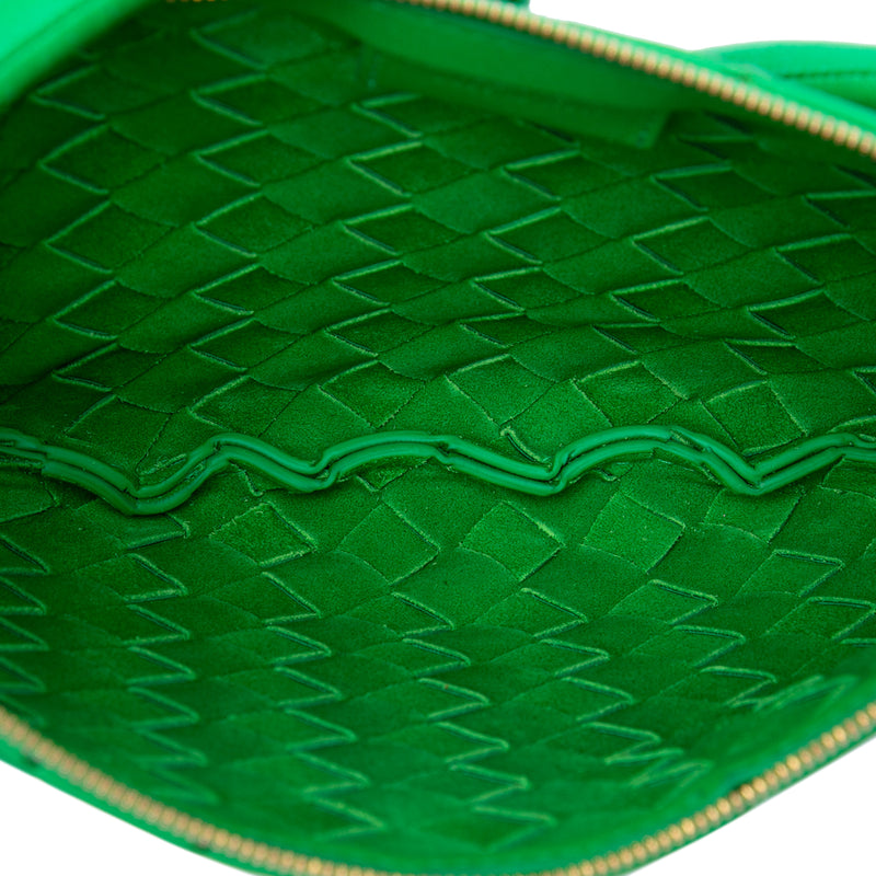 Small Lambskin Intrecciato Turn Pouch - Image 4