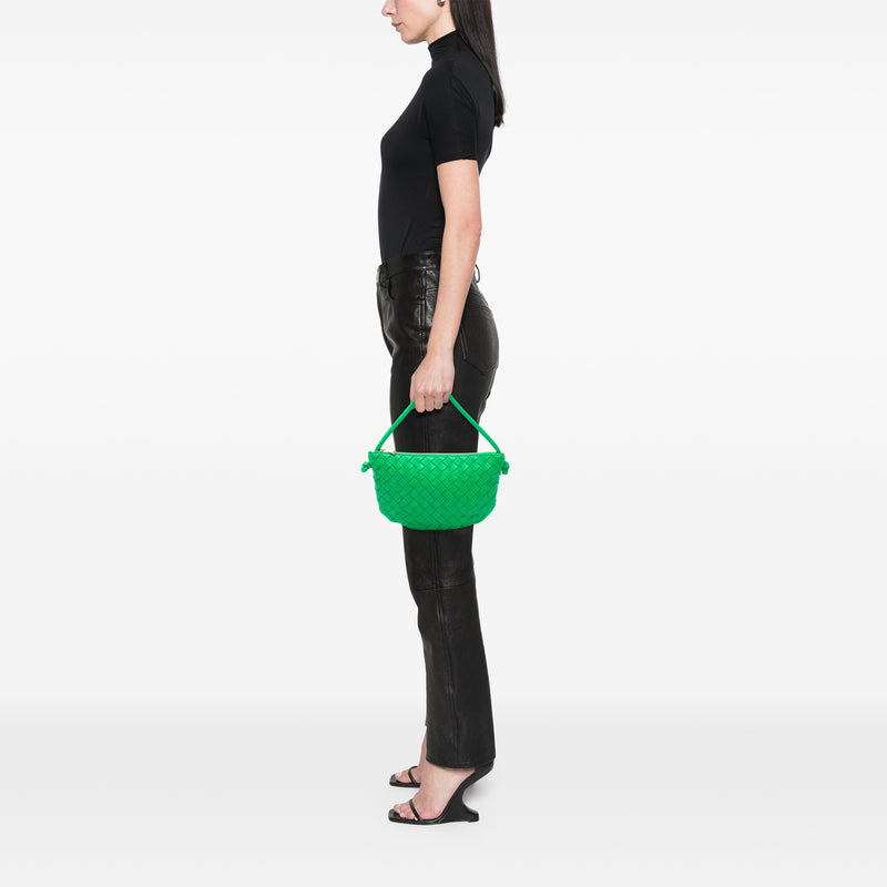 Small Lambskin Intrecciato Turn Pouch - Image 6
