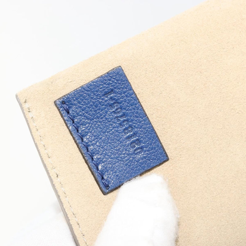 Chloe Pixie Leather And Suede Blue Bag
