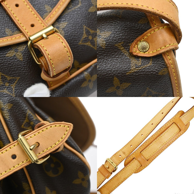 Louis Vuitton Saumur Monogram Canvas Brown Bag