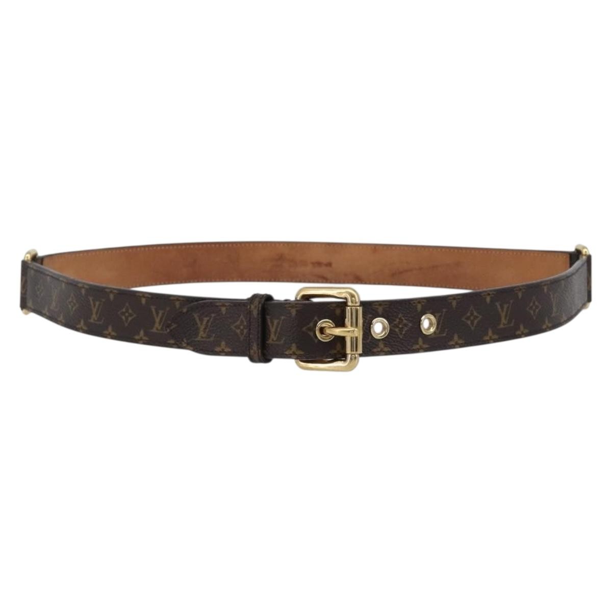 Louis Vuitton Ceinture Trio Belt Monogram Canvas Brown