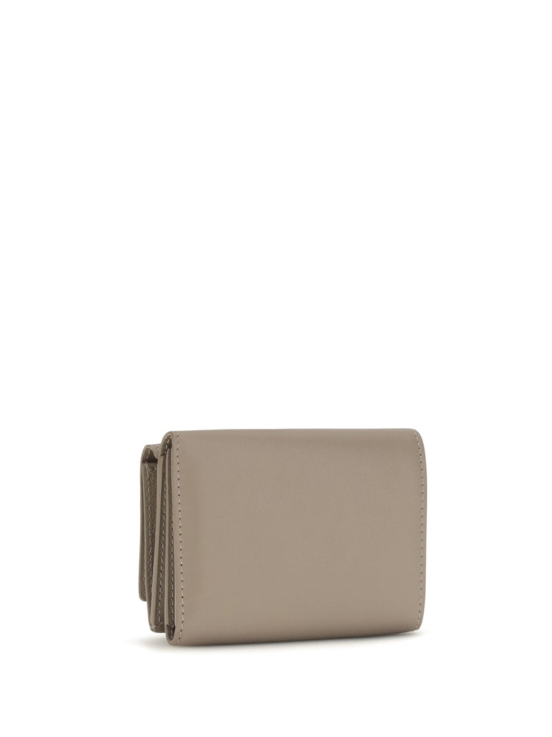Fendi Ff Wallet — Taupe Calf Leather