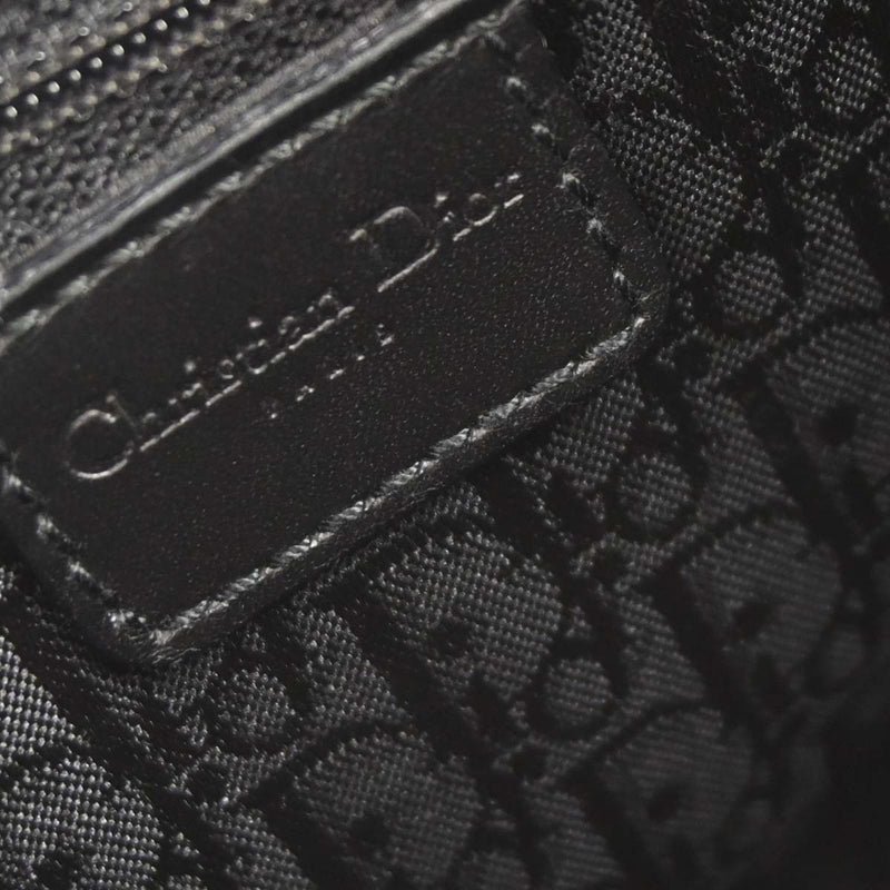 Christian Dior Vintage Street Chic Columbus Canvas Black Bag