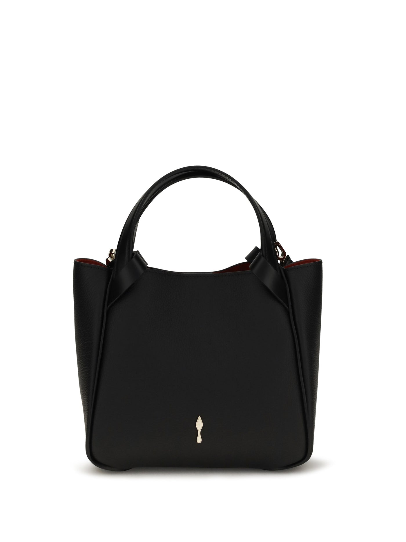 Christian Louboutin Shoulder Bag — Black Calf Leather