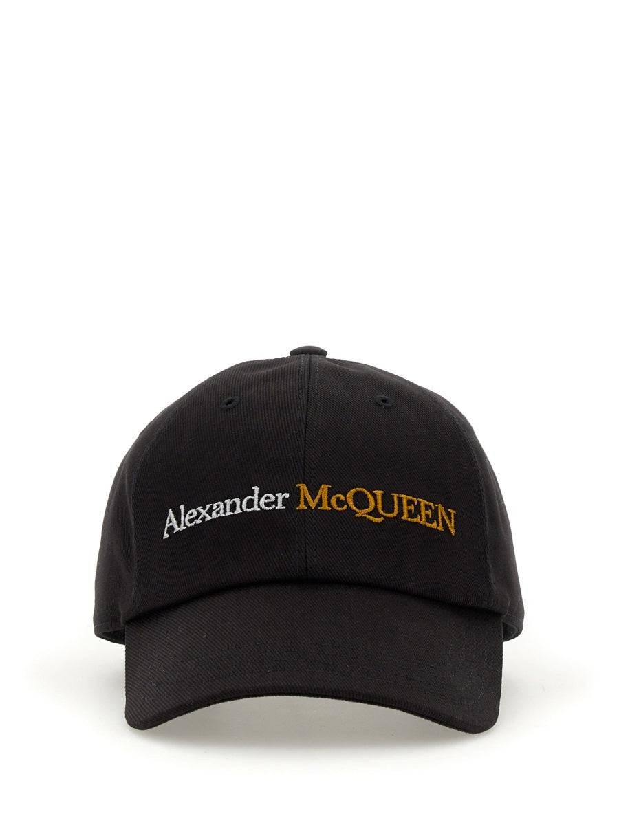 Alexander Mcqueen 782062_4105q1080 Baseball Cap — Black Cotton Caps