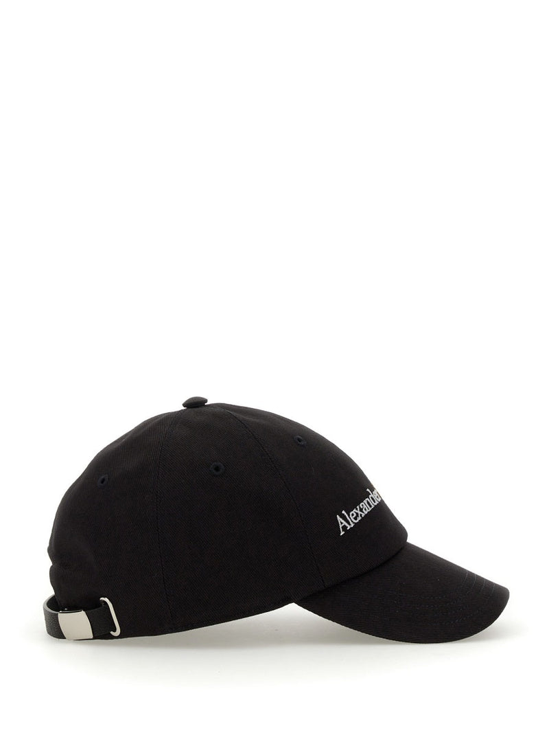 Alexander Mcqueen 782062_4105q1080 Baseball Cap — Black Cotton Caps