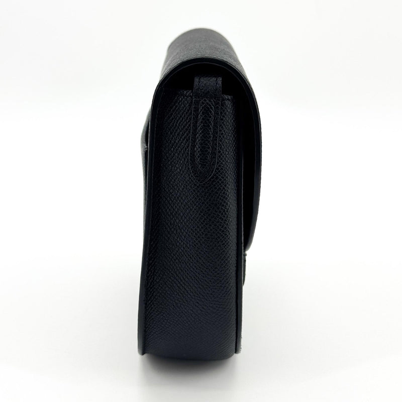 Celine Trotteur Calfskin Black Leather Bag