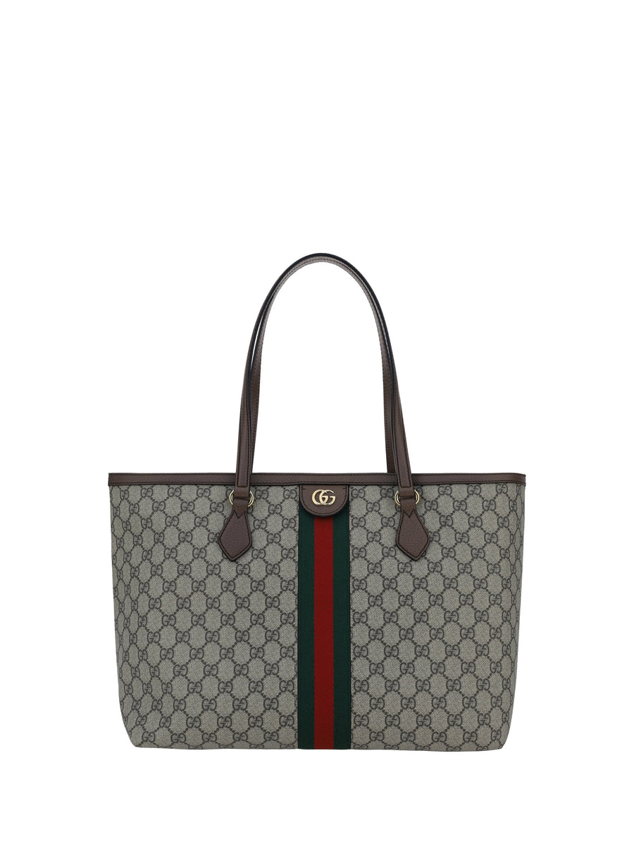 Gucci Ophidia Shoulder Bag — Beige