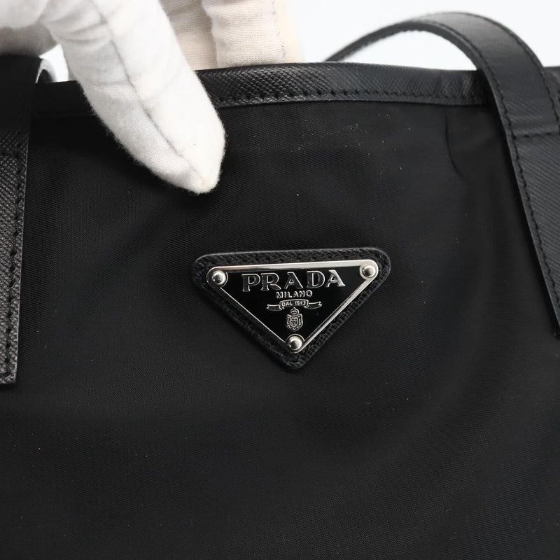 Prada Zip Tote Tessuto Black Nylon