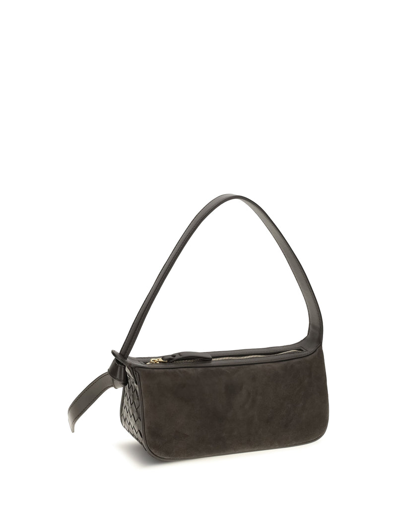 Bottega Veneta Shoulder Bag — Brown Calf Leather