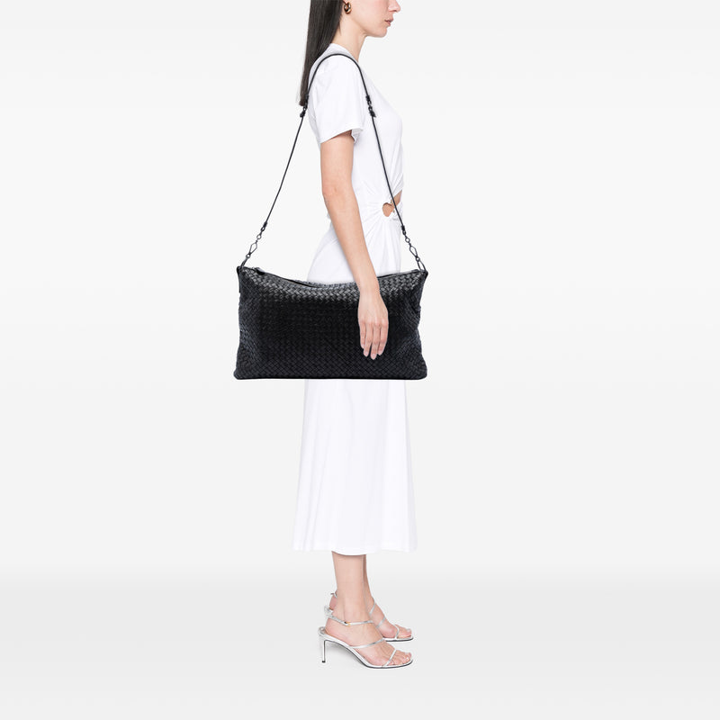 Nappa Intrecciato Satchel - Image 6