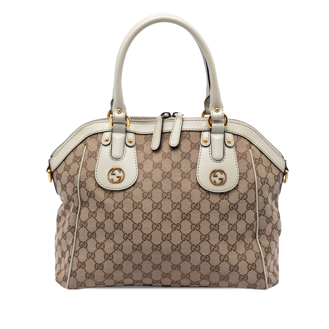 GG Canvas Scarlett Satchel - Image 1