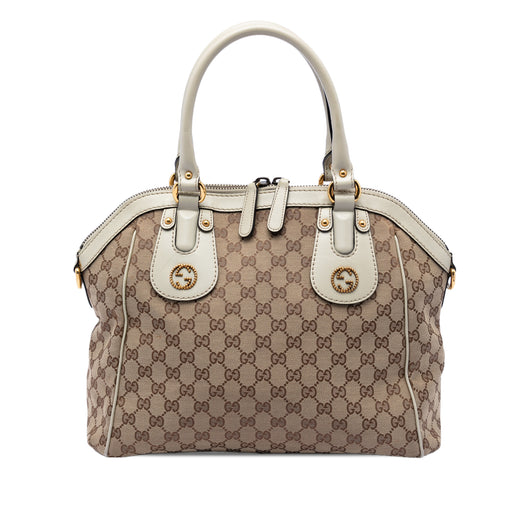 GG Canvas Scarlett Satchel - Image 1